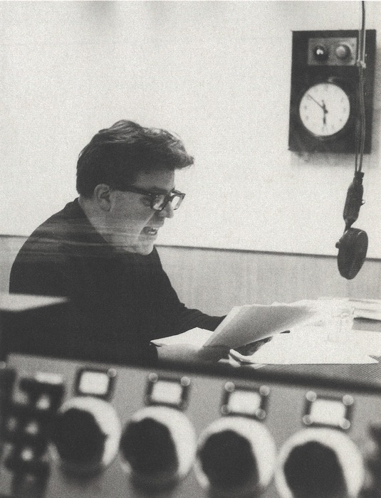 Erich Fried am BBC-Mikrofon