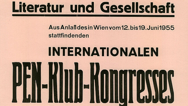 Ein Plakat zur Bewerbung einer Veranstaltung. 